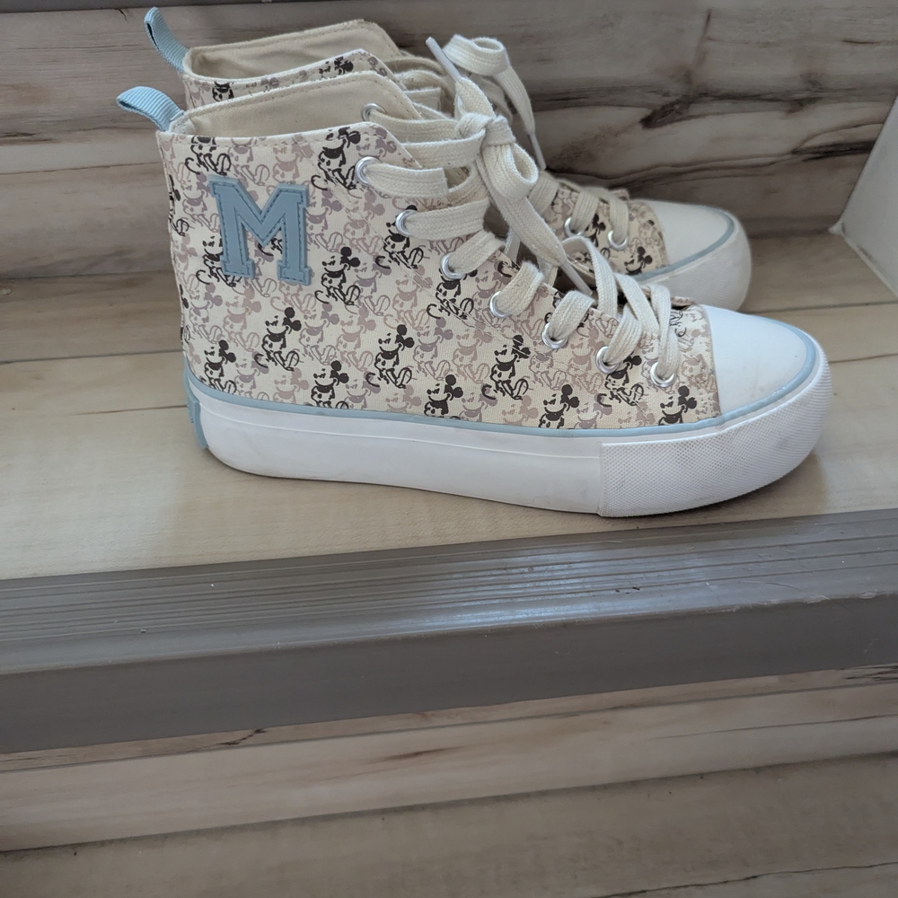 Women's/Teens Mickey Mouse High-Top Sneakers